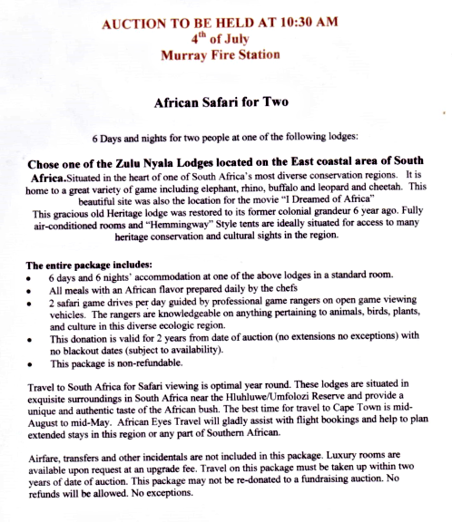 2018 06 27 MRY FIRE RESCUE PNCKE AUCTION