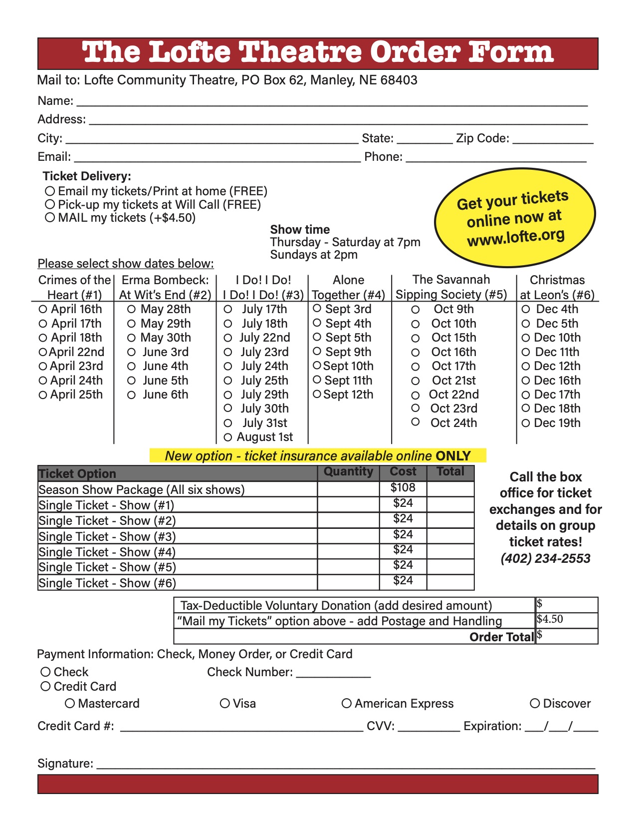 Lofte 2021 Season Flyer Email Version 3Final Updates 1 6