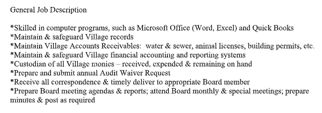 manley job description