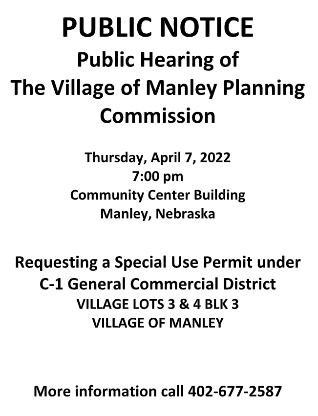 MANLEY HEARING