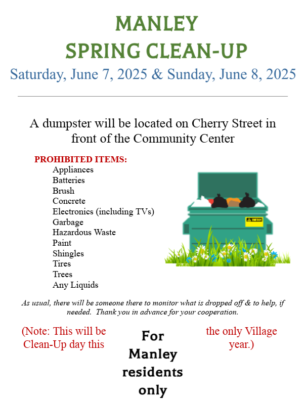 Manley cleanup 2025