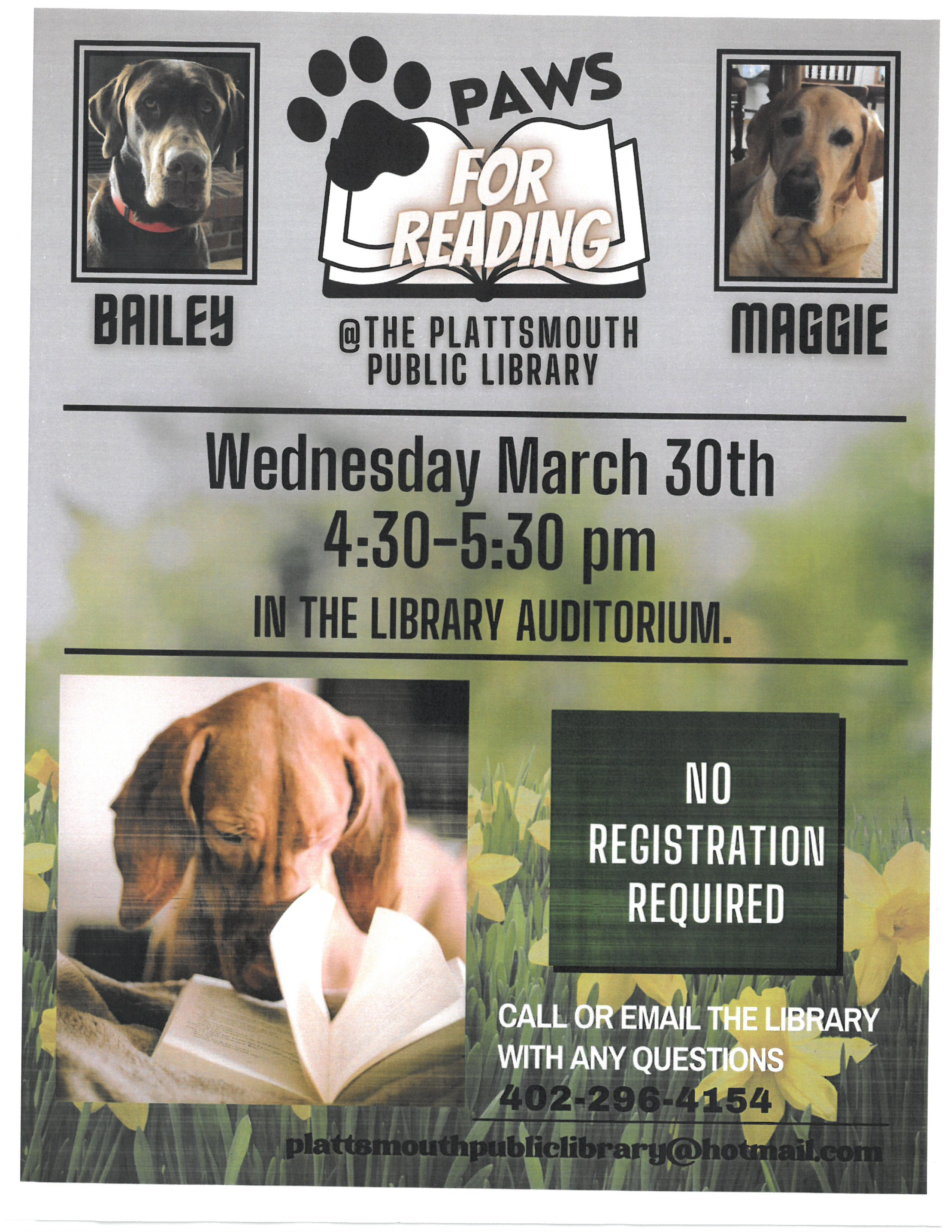 Paws for Reading